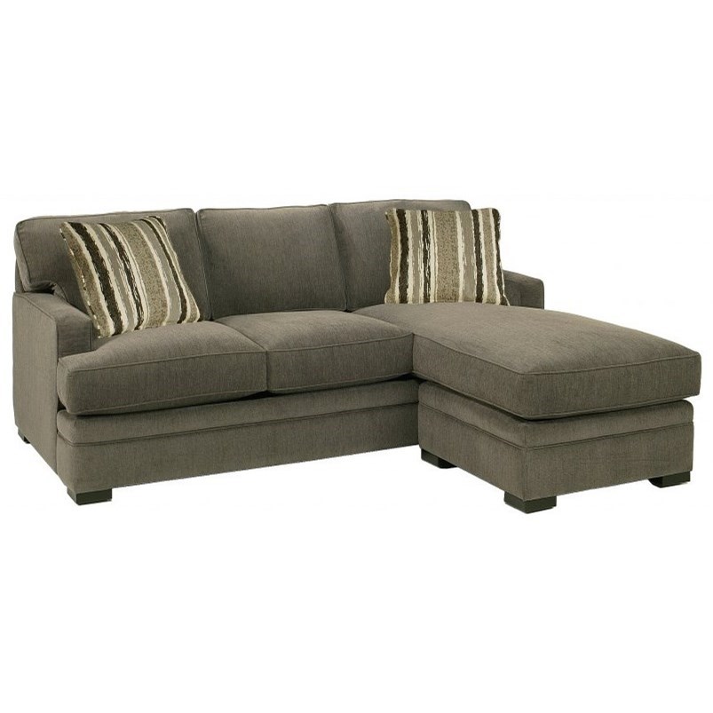 Jonathan Louis Choices Neptune Contemporary Sofa with Chaise and Track Arms Thornton